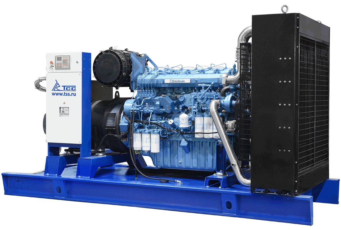 Электростанция дизельная Premium 400 кВт с двигателем Baudouin ТСС АД-400С-Т400-1РМ9 Генераторы (электростанции)
