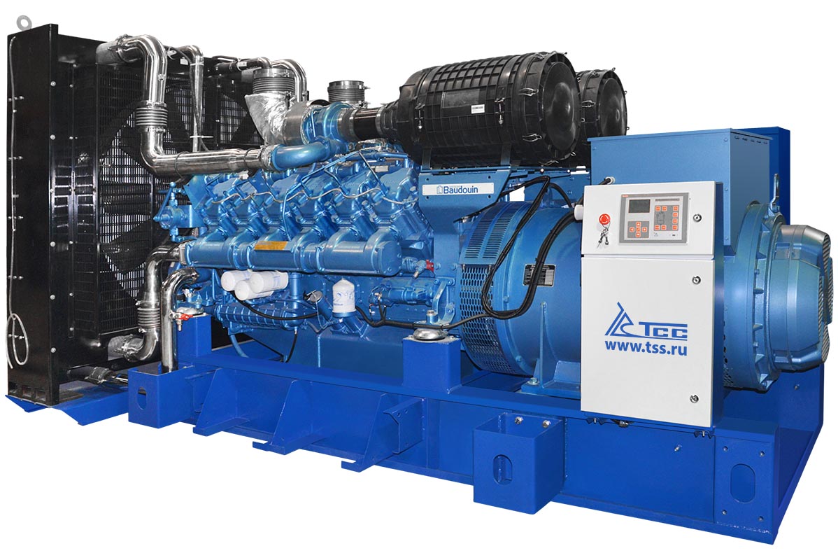 Электростанция дизельная Premium 640 кВт с двигателем Baudouin ТСС АД-640С-Т400-1РМ9 Генераторы (электростанции)