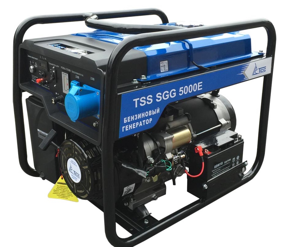 Бензогенератор 5 кВт ТСС SGG 5000E Генераторы (электростанции)
