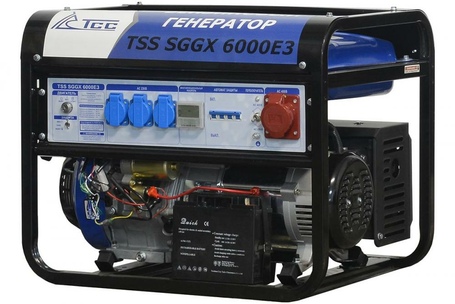 Бензогенератор 6 кВт ТСС SGGX 6000E3 Генераторы (электростанции)