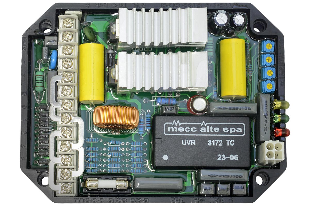 Регулятор напряжения Mecc Alte, UVR 6 / TYPE UVR 6 AVR ТСС 006776 Генераторы (электростанции)