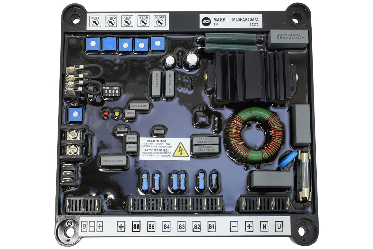 Регулятор напряжения M40FA640A MarelliAVR (M40FA640A Marelli) ТСС 006778 Редукторы и регуляторы